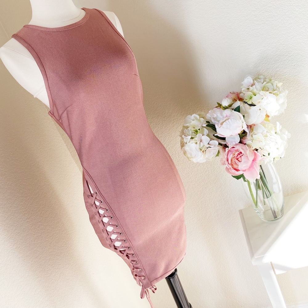 Pink Bandage Dress